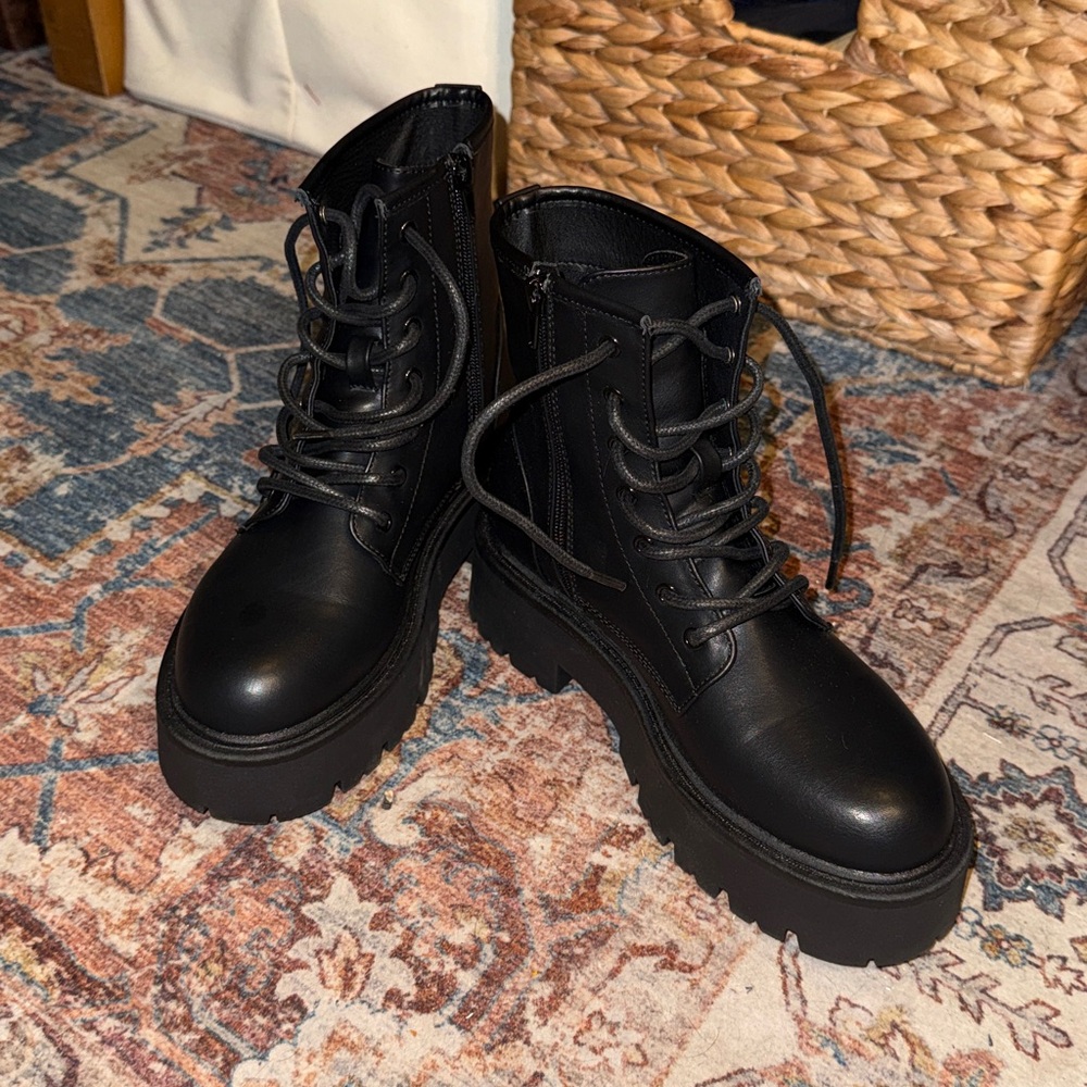 Madden Girl Combat Boots